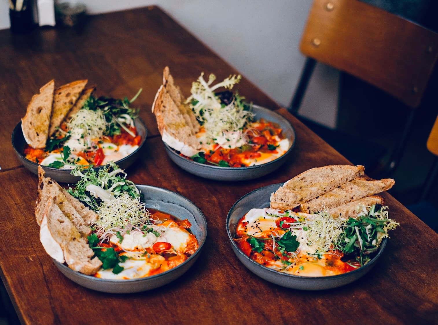 Menemen and shakshuka at Factory Girl